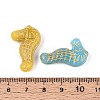 Sea Horse Glass Beads GLAA-T025-61M-3