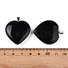 Natural Obsidian Pendants X-G-S364-006F-3