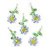 Glass Beaded Pendants GLAA-C028-06A-1