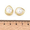 Imitation Glass Pearl Pendants KK-L189-25G-5