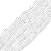 Electroplate Glass Beads Strands EGLA-J046-AB07-1
