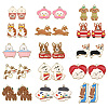 30Pcs 15 Styles Alloy Enamel Pendants ENAM-CJ0002-75-1
