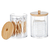 Transparent Acrylic Cotton Ball Swab Storage Canister AJEW-WH0368-01-4