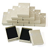 12Pcs Bowknot Printed Paper Jewelry Set Storage Gift Boxes CBOX-TA0001-14F-2