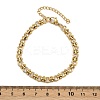 304 Stainless Steel Link Chain Bracelets for Women BJEW-Z143-22G-01-5