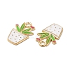 Alloy Enamel Pendants ENAM-G211-01G-07-3