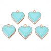 Alloy Enamel Pendants ENAM-N054-73B-1