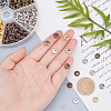 300Pcs 6 Colors Tibetan Style Alloy Spacer Beads TIBEB-AR0001-03-3