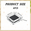 Acrylic Loose Diamond Packaging Boxes with Magnetic CON-WH0105-14B-2