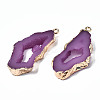 Druzy Resin Pendants LS-RESI-R428-018C-3