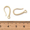 Long-Lasting Plated Brass Ear Wire X-KK-K381-07G-02-3