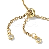 Adjustable Brass Macrame Pouch Bracelet Making for Stone Holder AJEW-JB01192-01-4