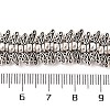 Tibetan Style Wing Alloy Bead Strands TIBEB-O007-22-LF-3