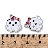 304 Stainless Steel Enamel Pendants STAS-P339-19P-02-3