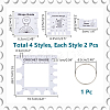 8Pcs PVC Sewing Rulers DIY-NB0012-39-2