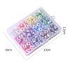 96Pcs 12 Style Resin European Beads RPDL-YW0001-01-6