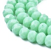 Opaque Solid Color Glass Beads Strands EGLA-A034-P1mm-D14-1