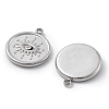 304 Stainless Steel Rhinestone Pendants STAS-Z121-52P-3
