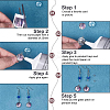 DIY Blank Dome 304 Stainless Steel Pendant Making Kits DIY-UN0056-03A-5