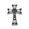 Brass Micro Pave Cubic Zirconia Pendants KK-L228-34P-02-1