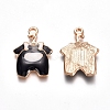 Light Gold Plated Alloy Enamel Pendants PALLOY-TAC0011-11-2