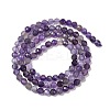 Natural Amethyst Beads Strands G-A252-A03-01-3