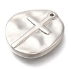 Anti-Tarnish 304 Stainless Steel Pendants STAS-P369-07P-2