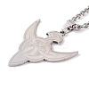 Non-Tarnish 304 Stainless Steel Necklaces NJEW-Q338-12P-3