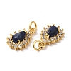 Natural Sodalit Teardrop Charms G-A034-03G-3