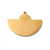 Bohemian Style 304 Stainless Steel Pendant STAS-M314-03A-G-1