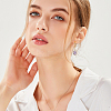 12 Pairs 12 Colors Glass Teardrop Leverback Earrings EJEW-AB00002-6