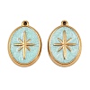 304 Stainless Steel Enamel Pendants STAS-I352-05G-02-1
