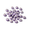 Opaque Resin European Beads RESI-C055-01-2