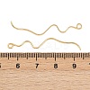 Brass Earring Findings KK-A274-17A-G-3