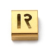 Ion Plating(IP) 304 Stainless Steel Square Slide Charms STAS-L132-07R-G-1