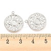 Non-Tarnish 304 Stainless Steel Pendant Cabochon Settings STAS-P333-02P-3