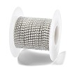 Iron Rhinestone Glass Cup Chain CH-U001-01G-1