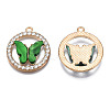 Alloy Rhinestone Pendants X1-PALLOY-S183-001C-RS-3
