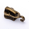 Zinc Alloy Zipper Slider PALLOY-WH0082-33B-AB-1