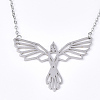 Non-Tarnish 201 Stainless Steel Pendant Necklaces LS-NJEW-T009-JN056-1-40-1
