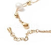 Natural Pearl Beaded Double Layer Multi-strand Bracelet BJEW-TA00243-3