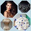 30Pcs Glass Sew on Rhinestone FIND-AN0001-71-6