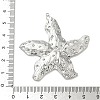 304 Stainless Steel Big Pendants STAS-L301-02P-3