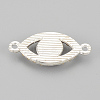 Alloy Rhinestone Links connectors ALRI-S170-22S-2