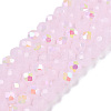 Electroplate Glass Beads Strands EGLA-A044-J4mm-L02-1