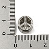 Tarnish Resistant 304 Stainless Steel Beads Rhinestone Settings STAS-A091-07P-3
