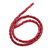 Synthetic Turquoise Beads Strands X-TURQ-G120-4x6mm-07-4