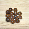 Wood Stud Earring Findings with Stainless Steel Pin WOOD-TAC0020-02-3
