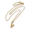 PVD Vacuum Plating 201 Stainless Steel Necklaces NJEW-H033-01G-V-2