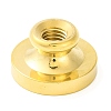 Golden Tone Round Wax Seal Brass Stamp Heads AJEW-Z034-01G-05-3